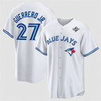 Toronto Blue Jays #27 Vladimir Guerrero Jr. White 2025 World Series Home Cool Base Stitched Baseball Jersey
