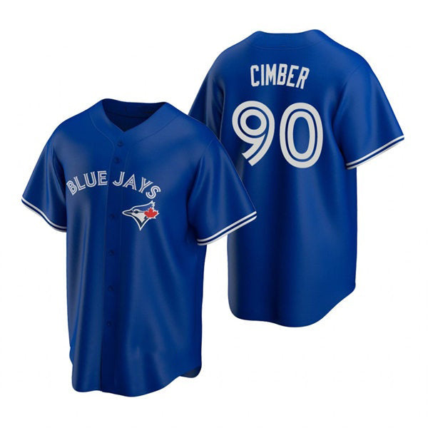 Toronto Blue Jays #90 Adam Cimber Royal Alternate Cool Baseball Jersey