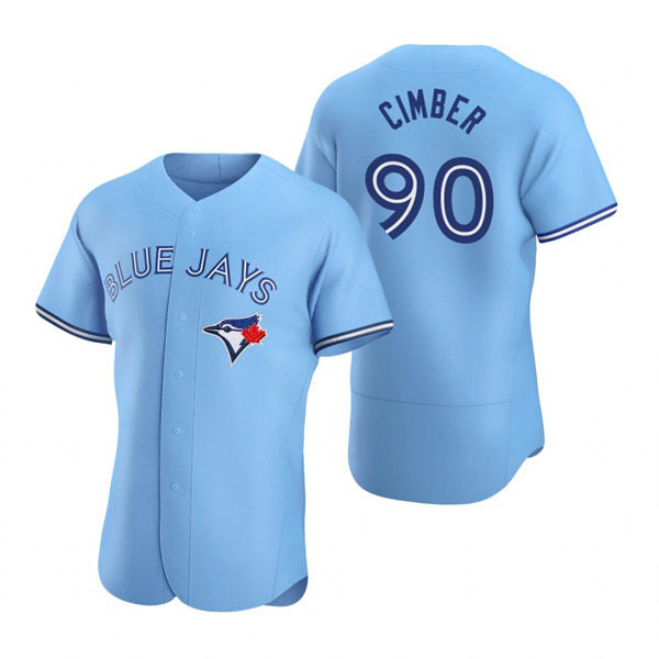 Toronto Blue Jays #90 Adam Cimber Powder Blue Alternate Flex Base Player Baseball Jersey