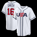 USA Baseball #16 Will Smith 2026 World Baseball Classic Home Stadium Baseball Jersey - White