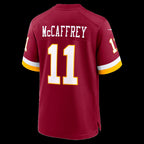 W.Commanders #11 Luke McCaffrey Burgundy Game Stitched Football American Jersey