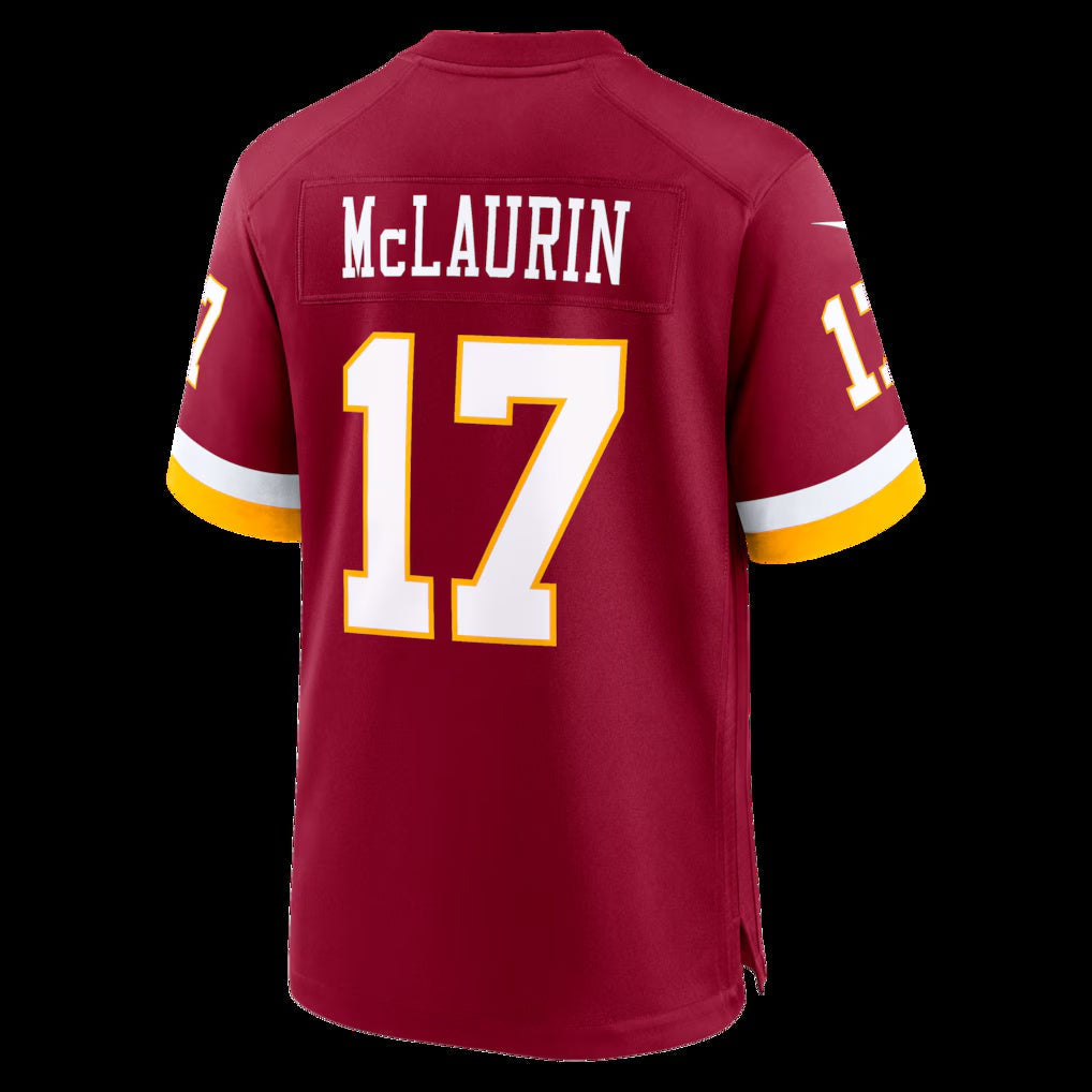 W.Commanders #17 Terry McLaurin Burgundy Game Stitched Football American Jersey