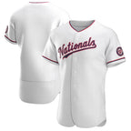 Washington Nationals White Alternate Authentic Team Baseball Jersey
